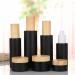 Sybl 2-Piece 50ml Glass Travel Bottles | Litter-Proof Cosmetic Containers | Matt Black Lotion & Essential Oil Dispensers - Buy Online on SooperMarket.com