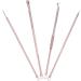 4PCS/SET Blackhead Removal Tool Pimple Cleansing Tool Kit Stainless Steel Acne Pimple Extractor Acne Remover Tool With Box(Rose Gold) pimple extractor - Buy Online on SooperMarket.com