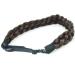 DIGUAN Synthetic Hair Braided Headband - Chunky Wide Plaited Braids Hairpiece in Chocolate - Buy Online on SooperMarket.com
