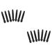 MAGICLULU 200 Pcs Eyeshadow Brush Kit Black Eyeshadow Women Eyeshadow Brush Miss Makeup Tools Emulsion