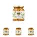 Biona Organic Chick Peas in Water 350g - No Added Sugar with Organic Sea Salt - Ideal for Homemade Houmous Dahls & Stews - Vegan Protein - Non GMO (Pack of 4)
