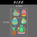 Easter Glow Temporary Tattoos - 73 Luminous Bunny Designs for Kids | Rabbit, Carrot, Eggs, Chick | Fun Party Favors - Buy Online on SooperMarket.com