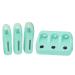 3 pieces of roll-on-ducks independent switches warmer for men and women electrical hair removal wax warmer with base for armpit hollow legs (EU plug 220V)