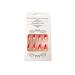 Red Stiletto Press-On Nails | Oval Short False Nails for Women & Girls | 24PCS Nail Art Set | International Shipping - Buy Online on SooperMarket.com