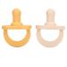Safe Silicone Pacifier for Newborns | High-Temperature Resistant Baby Pacifiers | Curved Design for Comfort - Buy Online on SooperMarket.com