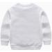 Taigood Kids Jumper for Boys - Cotton Sweatshirt, Long Sleeve T-Shirt Pullover, Ages 1-7 Years - White - Buy Online on SooperMarket.com