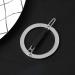 GIYOMI Hollow Hoop Round Circle Hair Clip Set - Minimalist Metal Bobby Pins for Women and Girls - Ponytail Holder Hair Accessories in Gold & Silver - Buy Online on SooperMarket.com