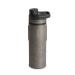 GRAYL Titanium UltraPress 500ml Water Filter Bottle Covert Black - Filter for Hiking Camping Survival Travel