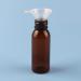 10 Pieces 30ml Brown Plastic Spray Bottles | Fine Fog Atomizers for Travel | Perfume & Cosmetics Bottles with 2x Funnels - Buy Online on SooperMarket.com
