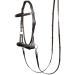 Harry's Horse Bridle Bitloos Sidepull black cob