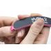 StylFile Curved Nail File with 240/400 Grit for Manicures - Professional 3-in-1 Emery Boards for Nails with Cuticle Pusher Under-Nail Skimmer - Premium Nail Products and Nail Essentials for Women 1 Count (Pack of 1) - Buy Online on SooperMarket.com