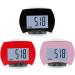 3D Walking Pedometer with Clip and Lanyard - Accurate Step Counter with Large Display in Black - Buy Online on SooperMarket.com