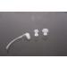 Hiibaby 3 Pieces ear plugs Hearing Aid aids Eartip ear tip ear tips Tubing ear pieces piece-hearing aid tube about 9cm length BTE Hearing Aid Aids Domes and Tube Kit - Buy Online on SooperMarket.com