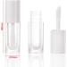 14pcs Empty 6ml Big Brush Lip Gloss Tubes - White Lip Gloss Containers for DIY Lip Gloss | COSIDEA - Buy Online on SooperMarket.com