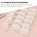 Housoutil 50 Makeup Sponges - Curve Blending Applicators for Foundation | Synthetic Latex White Beauty Tools - Perfect for Flawless Application - Buy Online on SooperMarket.com