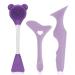 WLLHYF 3PCS Eyeliner-template Silicone-wing-Eyeliner tool 5-in-1-blid shadow-mascara signal protection pads Reusable Eyeliner-Lippe-Make-Up tool set