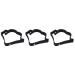 TsoLay 3X Chest Belt Strap for Sports Wireless Frequency Heart Rate Monitor Black