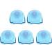 Set of 5 Plastic Suction Cup Razor Holders - Bathroom Organizer - Blue - 2X Pack - Ideal for International Shipping - Buy Online on SooperMarket.com