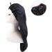 Shop Ladaypoa Long Satin Hair Hood - 2 Piece Silky Sleeping Cap for Curly Hair Protection | Extra Big Size Black & Purple - Buy Online on SooperMarket.com