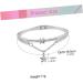 FRCOLOR 3pcs Bracelet for Women Moon Bracelet Gemstone Bracelets Star Hand Jewelry Women Bracelets Crystal Bead Bracelet Womens Bracelets Cuff Bracelet Silver Bracelet Miss Vintage - Buy Online on SooperMarket.com