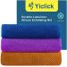 Yiclick Exfoliating African Net Sponge 3 Pcs - Exfoliating Body Scrubber Exfoliator Exfoliating Washcloth Towel Exfoliate Rags Wash Cloth Loofah Sponge for Body Scrub Back Scrubber For Shower Bath 3 Count (Pack of 1)
