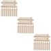 Minkissy 300 STK waxed wooden stick for nose wax wax tools Children's crafting set for children girls maids wax pencil wooden wax spatula form wax accessories stick sticker