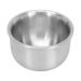 Shaving Foam Mug Professional Shaving Bowl with Large Capacity Soft Portable Stainless Steel for Home Travel