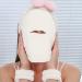 Coral Fleece Towel Face Mask - Reusable Facial Cover for Home Use | Soft & Comfortable - Buy Online on SooperMarket.com
