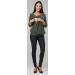 Happy Mama Maternity Nursing Striped Jumper Top 16-18 Khaki Melange - Buy Online on SooperMarket.com