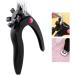 Acrylic Nail Clipper Nail Art Scissors U-Shaped Nail Scissors Nail Edge Trimmers False Nail Tip Scissors Black - Buy Online on SooperMarket.com