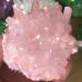 Natural Pink Crystal electroplated Crystal Cluster Crystal Pendant for FZUGEDRLI