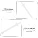 Frcolor 110st Nose Hair Removal PP Stick - Plastic Nose Wax Applicator & Trimmer Clean Wax Sticks 7.00x1.50cm - Shop Internationally! - Buy Online on SooperMarket.com