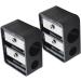 Professional Double Hole Cosmetic Pencil Sharpener for Eyebrow Lip Liner & Eyeliner | Essential Makeup Tool for School & Office Supplies - Buy Online on SooperMarket.com