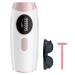 Laser Hair Removal for Women and Men At Home Permanent Hair Removal 999,999 Flashes Painless Hair Remover on Armpits Back Legs Arms Face Bikini Line white