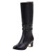 Women Halfange Sale Boots Leather Women Black Paragraph Brown Girls 47 Lace -up boots Winter boots Winter shoes High boots winter boots Half -length fashion fashion Winterboots Warm History Boots 8 39 EU Black