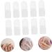 FRCOLOR 40 Pcs Nail Case Nail Art Tips Cover Shield Nail Varnish Tip Finger Nail Soak off Nail Polish Soaker Peel Polish Nail Polish Holder Reusable Soak off Caps Gelt Plastic Remover Milk 4x2cmx2pcs As Shownx2pcs - Buy Online on SooperMarket.com