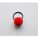 10 Elastic Ball Hair Ties - Plush Pom Pom Ponytail Holders for Women & Girls - Red - Comfortable & Practical - Buy Online on SooperMarket.com