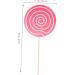 Warmhm 5pcs Candy Lollipops Crafts Pendant Boys Artificial Lollipop Giant Fake Lollipops Handmade Fruit Flavored Lollipops Swirl Lollipops Baby Items Wooden Rainbow Candy Manual Toddler Pinkx5pcs 14*1CMx5pcs - Buy Online on SooperMarket.com