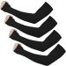 Ouligay 4 Pairs Armchair Compression Arm Sleeves - UV Protection & Cool Arm Warmers for Men & Women | Perfect for Basketball Volleyball Golf & Running - UPPF 50 - Buy Online on SooperMarket.com