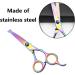 Dog Grooming Scissors Stainless Steel Pet Curved Shears Cutting Trimming Scissors with Round Tip for Grooming Dogs Cats - Buy Online on SooperMarket.com
