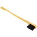 Double Headed Wheat Straw Eyebrow Brush Unique Makeup Eyelash with Durable Material for Taming Unruly Eyebrows (Yellow) - Buy Online on SooperMarket.com