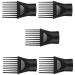 Healeved Blow Dryer Comb Attachment 5pcs Blow Dryer Pick Attachment Hairdressing Wind Blow Cover Comb Attachment Nozzle Hair Dryer Drying Flat Nozzle Styling Tool