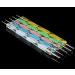 5PCS Multi Colored Double Ended Dotting/Marbleizing Tools Art Tip Dot Paint Manicure kit - Buy Online on SooperMarket.com