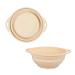 Silicone Collapsible Bowl Folding Travel Bowl for Camping Hiking 100% Food-Grade Silicone 2 PACK(Beige)