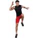 WRAGCFM Men's Compression Shorts with Pockets - Red, Medium | Running, Workout, Active Underwear - Buy Online on SooperMarket.com