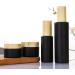 Sybl 2-Piece 50ml Glass Travel Bottles | Litter-Proof Cosmetic Containers | Matt Black Lotion & Essential Oil Dispensers - Buy Online on SooperMarket.com