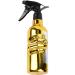 Amosfun Hair Salon Spray Bottle Barbershop Spray Bottle Refillable Spray Bottle Hairdressing Spray Bottle Travel Sprayer Container Makeup Spray Bottle Fine Mist Dispenser Plastic 23.5x6cm Golden