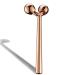 Tekson Face Roller Facial Metal Massager Massage Tool for face (Rose) Rose Gold