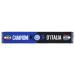 Inter Unisex Sciarpa Celebrativa 20 Scudetto Celebrative Scarf Black/Blue One Size