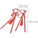 ibasenice 3 Pairs Children's Hairpin Butterfly Hair Clips Chinese New Year Hair Clips Hair Clip Accessories Polymer Clay Cane Styling Hair Clips Decor Red Fabric Ribbon Woman Chinese Style - Buy Online on SooperMarket.com